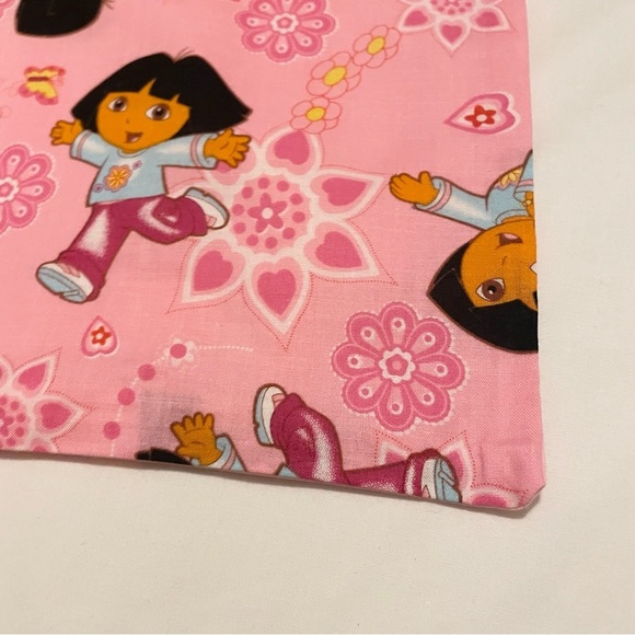 Dora the Explorer Pillowcase Homemade 21” x 11.5” Pillow Case - Picture 4 of 16